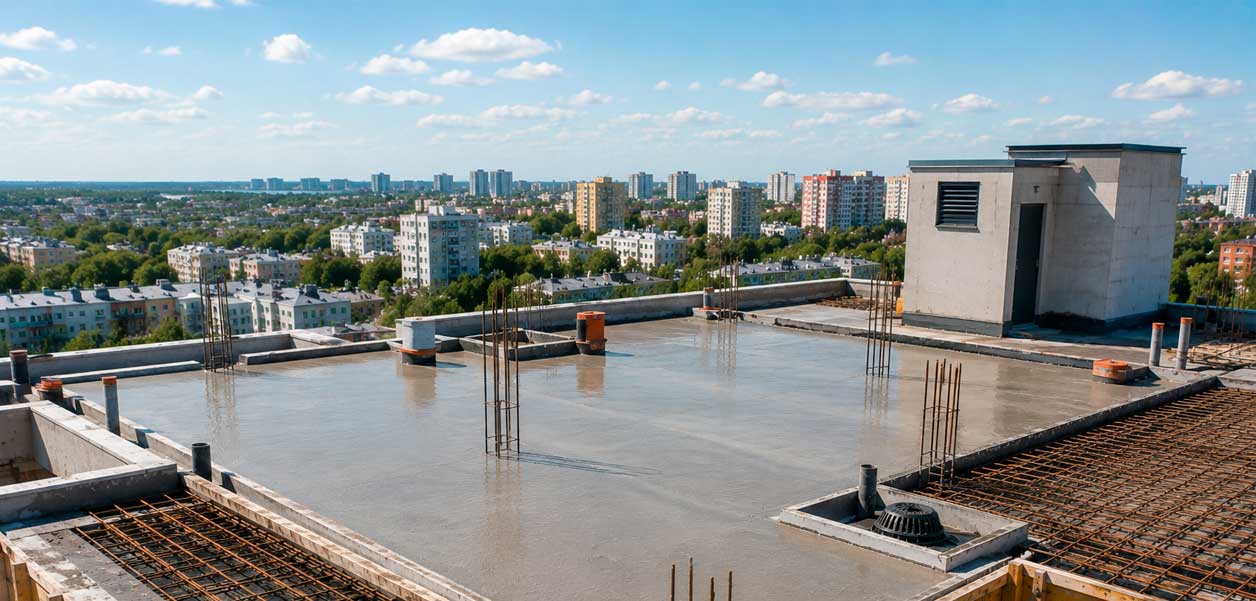 Товарный бетон БСТ для кровельных плит, стяжек и технических зон